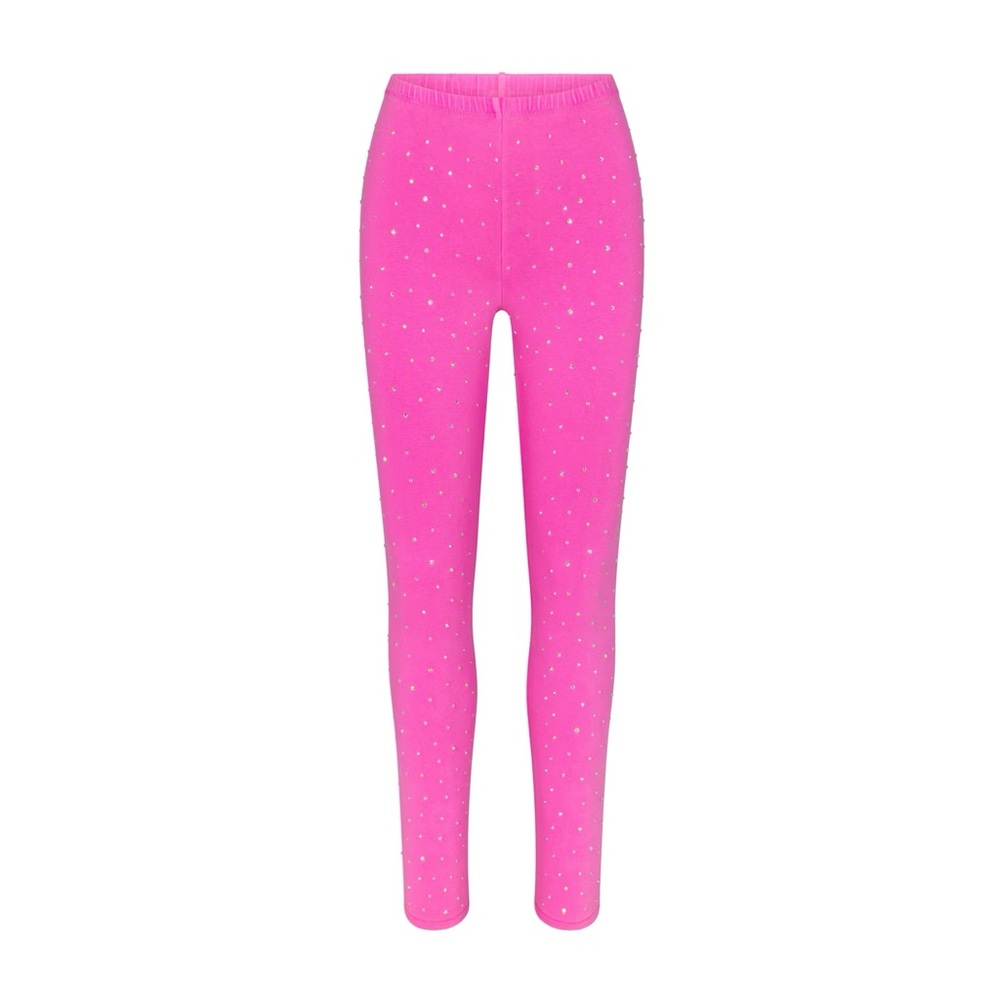 SKIMS TAFFY OUTDOOR RHINESTONE LEGGINGS I LARGE I NWT